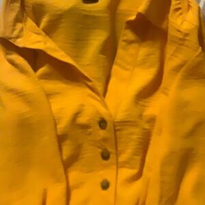 Bright yellow gold 3/4 sleeve